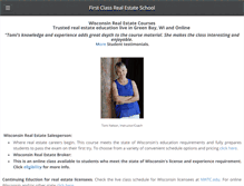 Tablet Screenshot of firstclassreschool.com